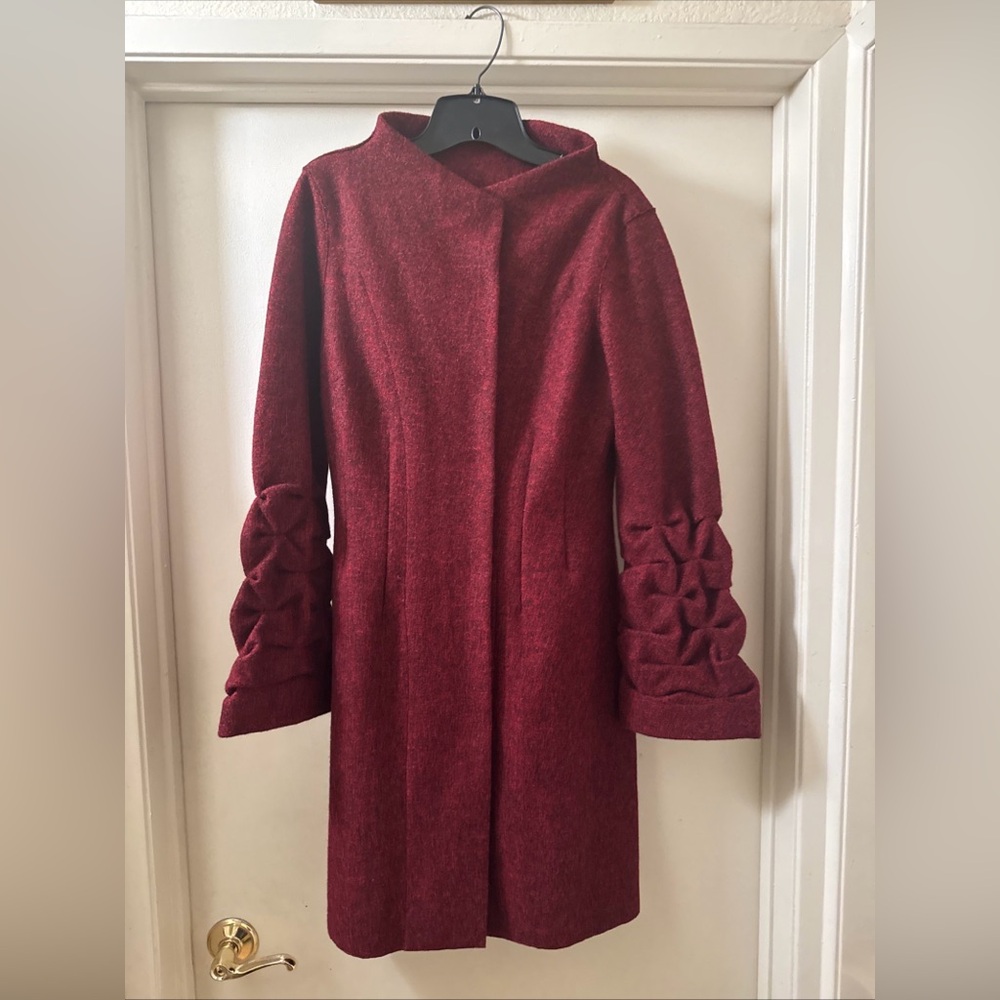 anntarah burgundy alpaca wool blend cost sz m